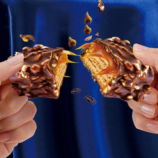 俄罗斯进口阿孔特奥特巧克力花生夹心葡萄威化饼干260g 商品图4