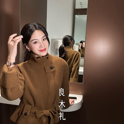 【特价不退换】【预售7天】良木礼羊毛开衫（D25101680F） 商品图2
