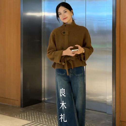 【特价不退换】【预售7天/加绒】良木礼两个兜牛仔裤(改短版)(D25103901) 商品图0