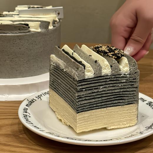 【“芝”足常乐】秋冬限定黑芝麻豆乳千层蛋糕 商品图2