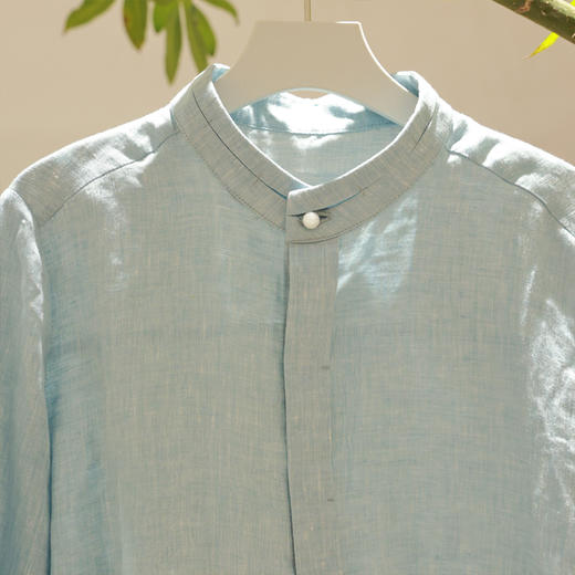 【抖音专属】新中式衬衣（25810207-井天） 商品图1