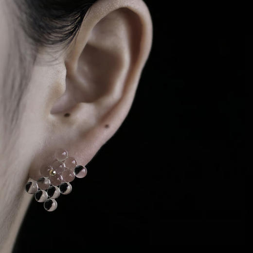 订购20周到｜BUBUN-organ ANOMALIES #2 [XS]-冷工玻璃 耳环［日本设计师］ 商品图2