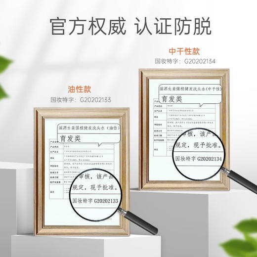 【分仓直发包邮】滋源生姜强韧奢养防断洗头水535ml（中干性） 商品图2