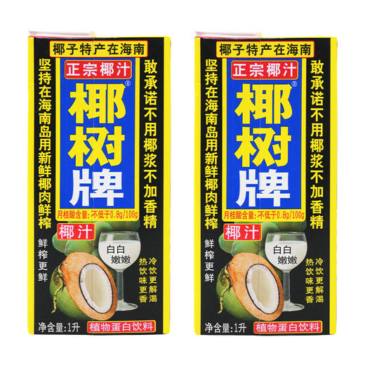 【小店自提】椰树牌椰汁 1.25L 商品图1