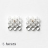 订购20周到｜BUBUN-blur #4 5facets-冷工玻璃 耳环［日本设计师］ 商品缩略图1