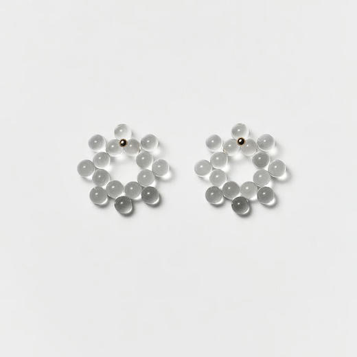 订购20周到｜BUBUN-organ #13 [M]-冷工玻璃 耳环［日本设计师］ 商品图1