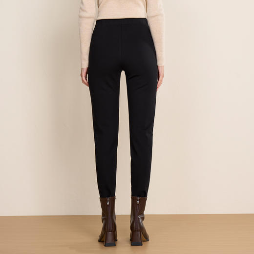 EITIE爱特爱秋季新款时尚百搭小脚裤打底裤高腰长裤C2205002 商品图4