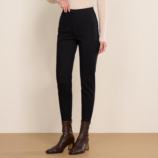 EITIE爱特爱秋季新款时尚百搭小脚裤打底裤高腰长裤C2205002 商品图2