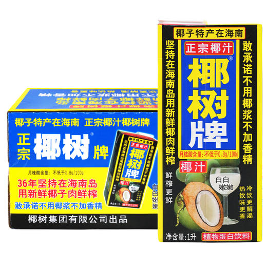 【小店自提】椰树牌椰汁 1.25L 商品图3