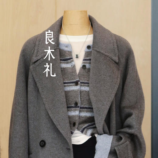 【特价不退换】【预售7天】良木礼山羊绒长款大衣（D25102806） 商品图1