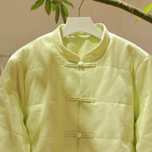 【抖音专属】新中式棉服（23802519BL-冰台） 商品图1
