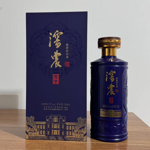 中鉴沈农芳华酒酱香型白酒 53 度 500ml 沈农食品产业研究院技术支持 商品图1