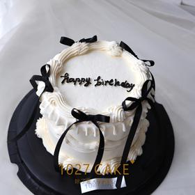 1027CAKE | 丝带蛋糕  芭蕾风  复古裱花