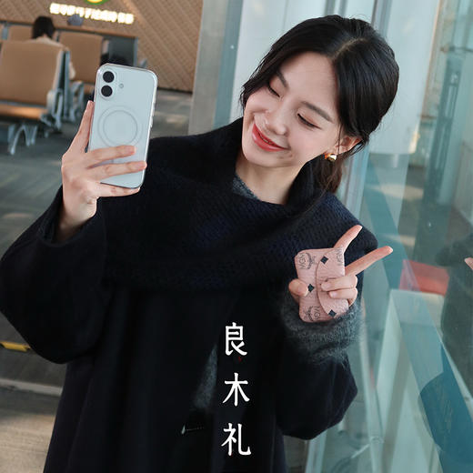 【特价不退换】【预售7天】良木礼山羊绒大衣（围巾）（D25102678F） 商品图2