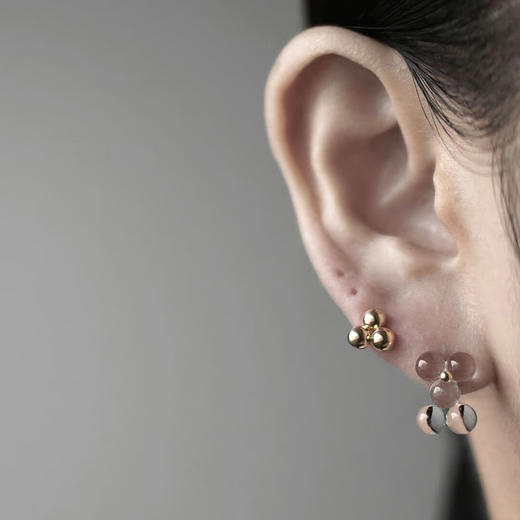 订购20周到｜BUBUN-organ #9 [S]-冷工玻璃 耳环［日本设计师］ 商品图2