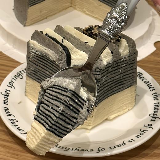 【“芝”足常乐】秋冬限定黑芝麻豆乳千层蛋糕 商品图1