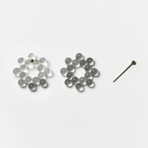 订购20周到｜BUBUN-organ #13 [M]-冷工玻璃 耳环［日本设计师］ 商品图3