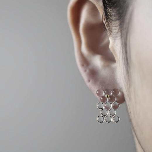 订购20周到｜BUBUN-organ ANOMALIES #2 [XS]-冷工玻璃 耳环［日本设计师］ 商品图0