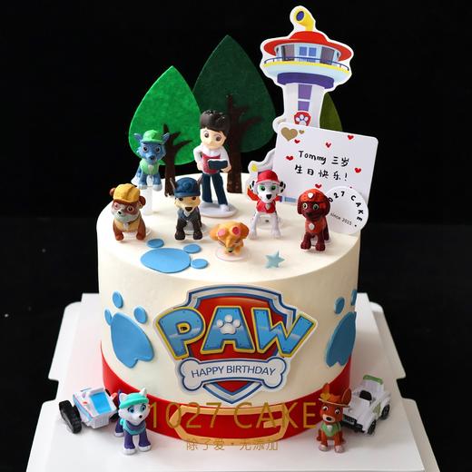 1027CAKE | 汪汪队总动员 狗狗主题蛋糕 商品图2