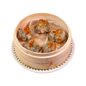 荠菜肉蒸饺