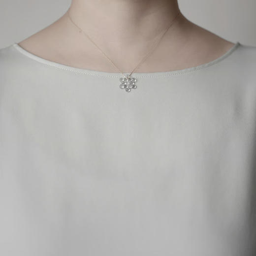 订购20周到｜BUBUN-organ RADIAL [S]-冷工玻璃 项链［日本设计师］ 商品图0