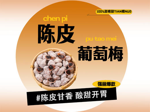 【强丽】陈皮葡萄梅 商品图0