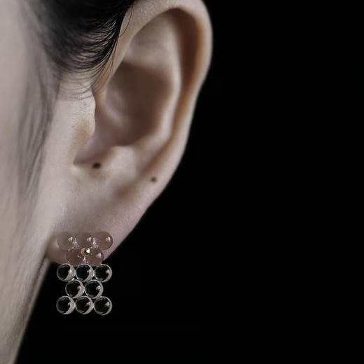 订购20周到｜BUBUN-organ ANOMALIES #2 [XS]-冷工玻璃 耳环［日本设计师］ 商品图1