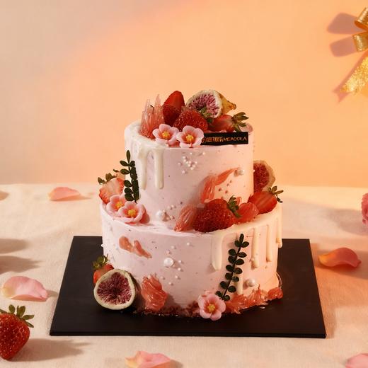 绯色莓果【动物奶油生日蛋糕】 商品图1