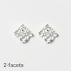 订购20周到｜BUBUN-blur #8 2facets-冷工玻璃 耳环［日本设计师］ 商品缩略图1