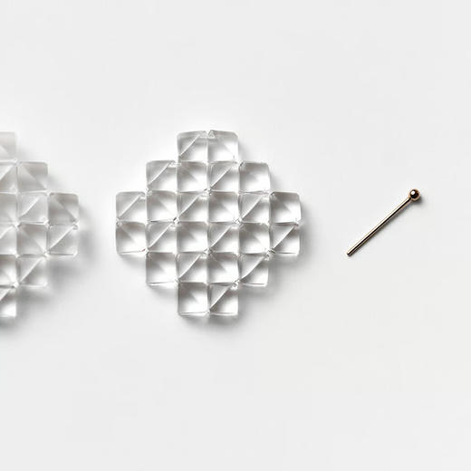 订购20周到｜BUBUN-blur #7-冷工玻璃 耳环［日本设计师］ 商品图4