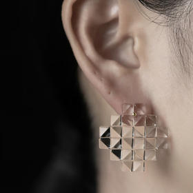 订购20周到｜BUBUN-blur #7-冷工玻璃 耳环［日本设计师］