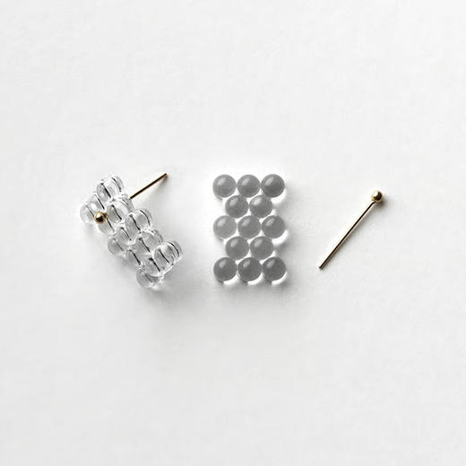 订购20周到｜BUBUN-organ ANOMALIES #2 [XS]-冷工玻璃 耳环［日本设计师］ 商品图4