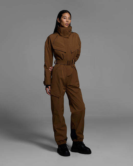 Cordova - Apex Ski Suit - Sepia - 女装 - 连体滑雪服 - 深褐色 商品图1