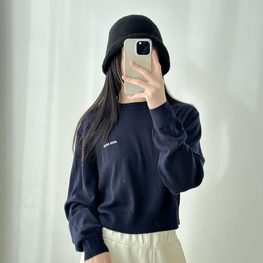 秋冬新款针织衫柔软亲肤百搭显瘦 商品图0