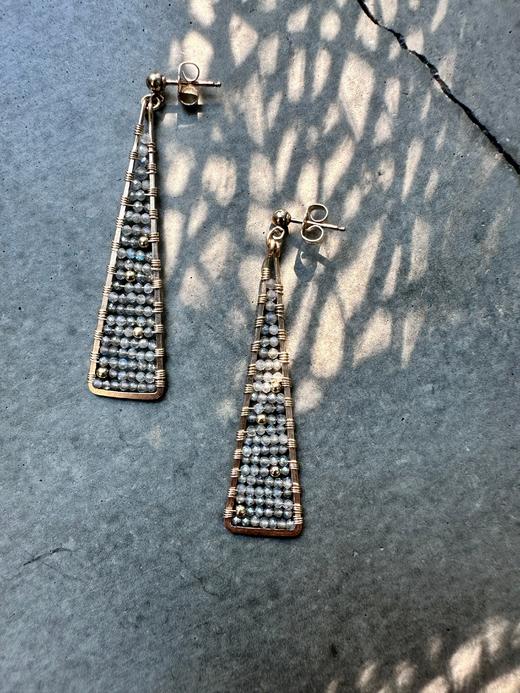 SpoiledBrat Jewelry塔型斜长石耳钉 商品图1