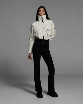 Cordova - Telluride Ski Suit - Natural/Onyx - 女装 - 连体滑雪服 - 白色/黑色