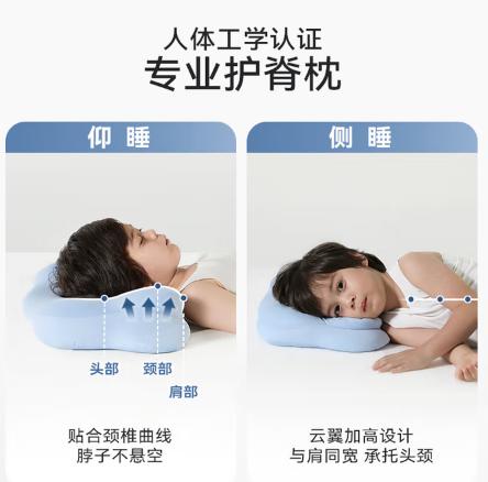 时光存折儿童护脊云朵枕头（T0,T1,T2) 商品图3