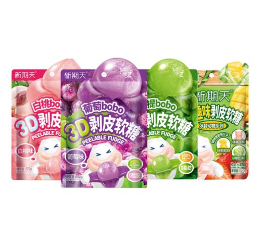 102g新期天3D剥皮软糖 商品图0