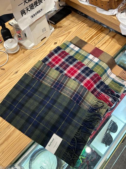 现货 Barbour男女同款羊毛围巾，越南过来的，无水洗标.. 商品图0