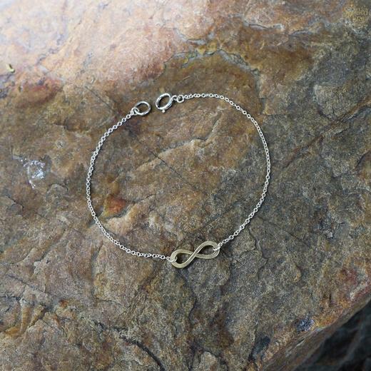SpoiledBart Jewelry 原创设计 爱 无极限系列 金银配手链 商品图1