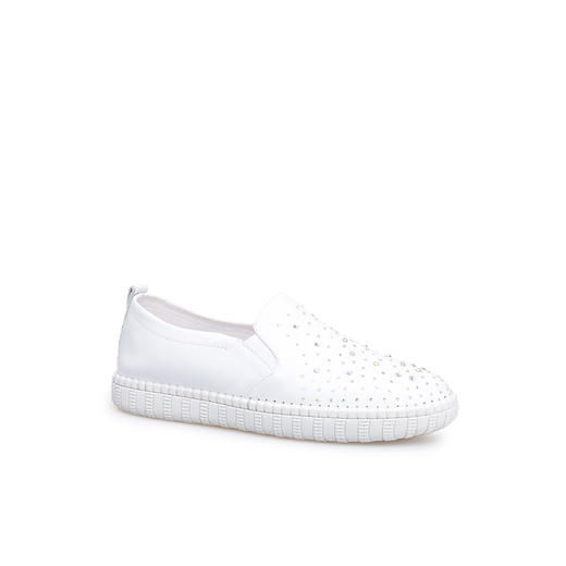 豪麟名鞋奥莱迪嘉女鞋时尚休闲鞋牛皮革DJXXO52WX209白色  原价1460元 商品图0