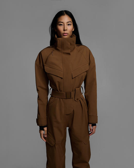 Cordova - Apex Ski Suit - Sepia - 女装 - 连体滑雪服 - 深褐色 商品图5