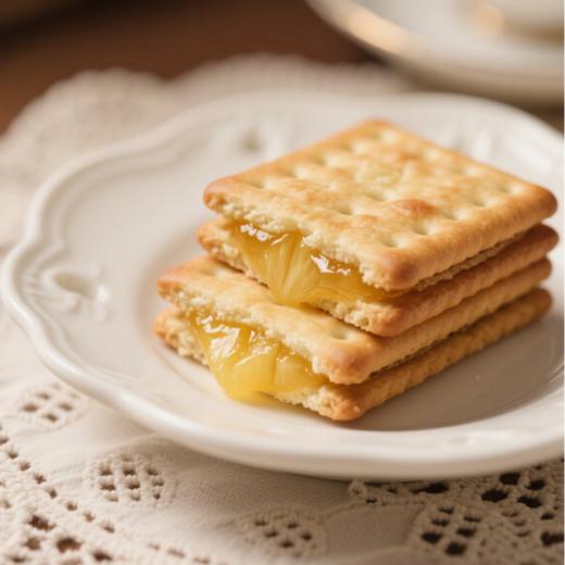 Deliwood德味森芝麻180g/菠萝果酱夹心饼干192g/椰子味饼干168g/152827/152828/152829  下午茶之选 商品图1