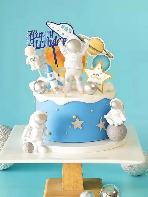 【梦想宇航员6】叮当CAKE爆款儿童蛋糕-鲜果奶油蛋糕 商品图0