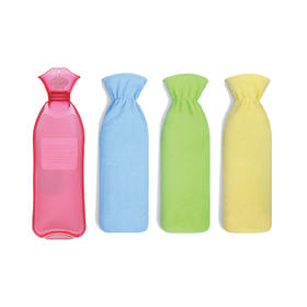 【福利购】850ml三朴小蛮腰热水袋（布） 颜色随机