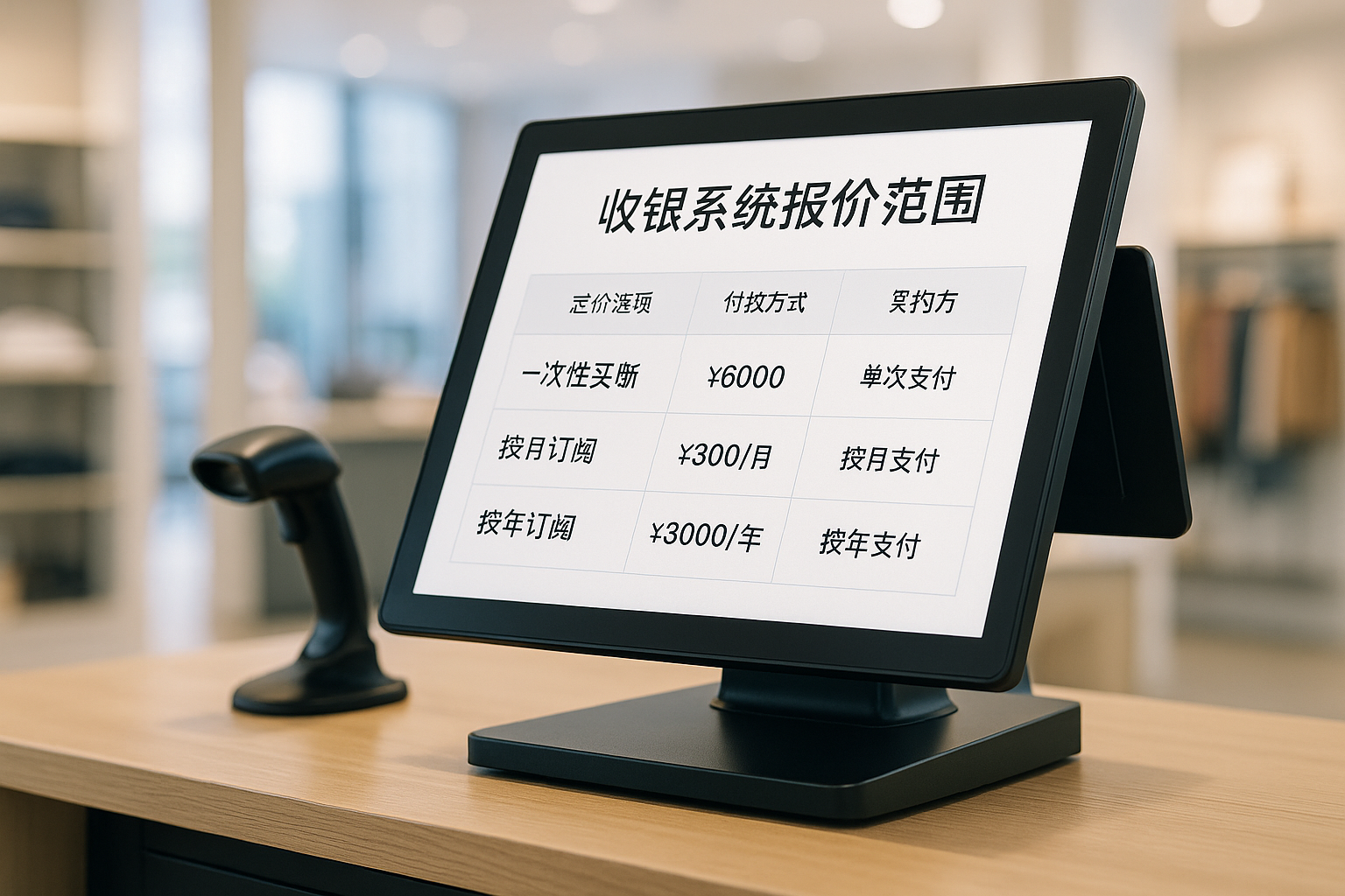 收银系统的价格区间是多少？