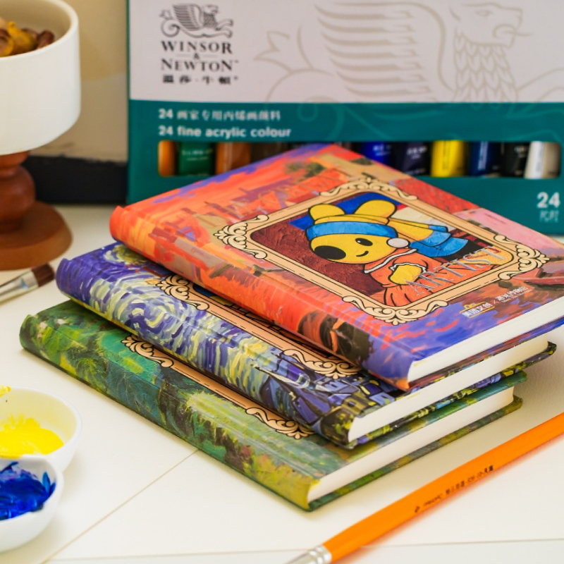 团团大艺术家系列笔记本书签套装