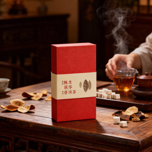 正安·陈皮茯苓普洱茶 
 正安道地选材  配方精雕细琢  口感醇厚 商品图0