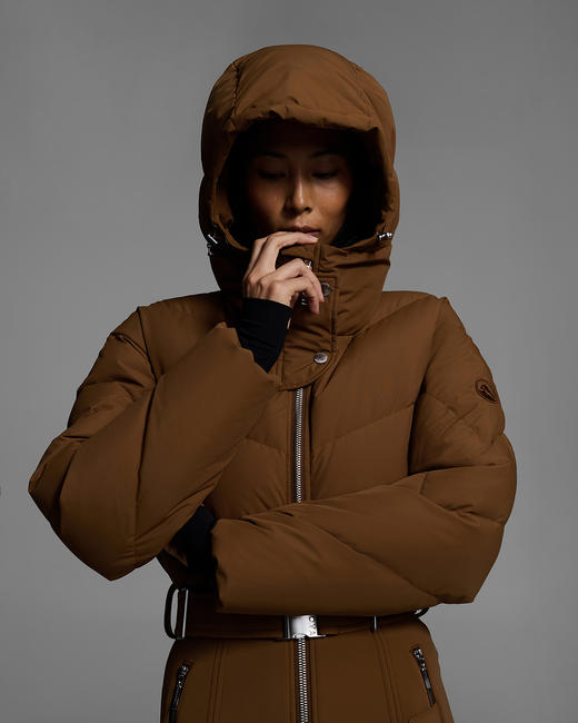 Cordova - Ajax Ski Suit - Sepia - 女装 - 连体滑雪服 - 深褐色 商品图8