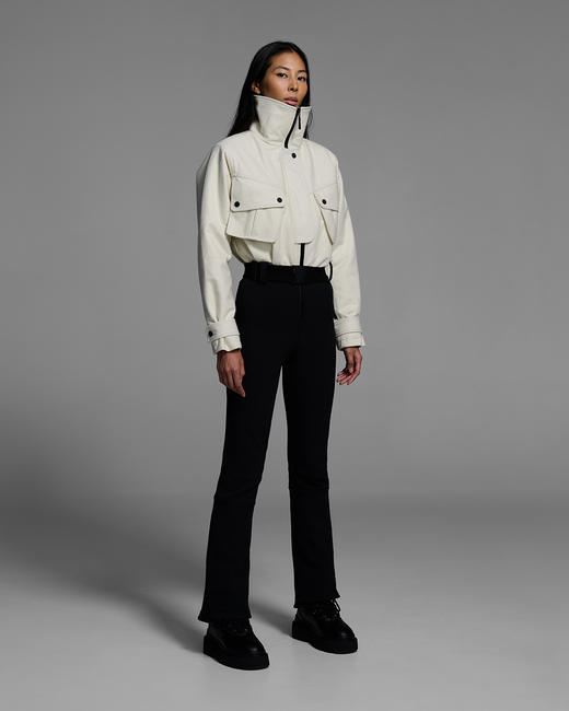 Cordova - Telluride Ski Suit - Natural/Onyx - 女装 - 连体滑雪服 - 白色/黑色 商品图1